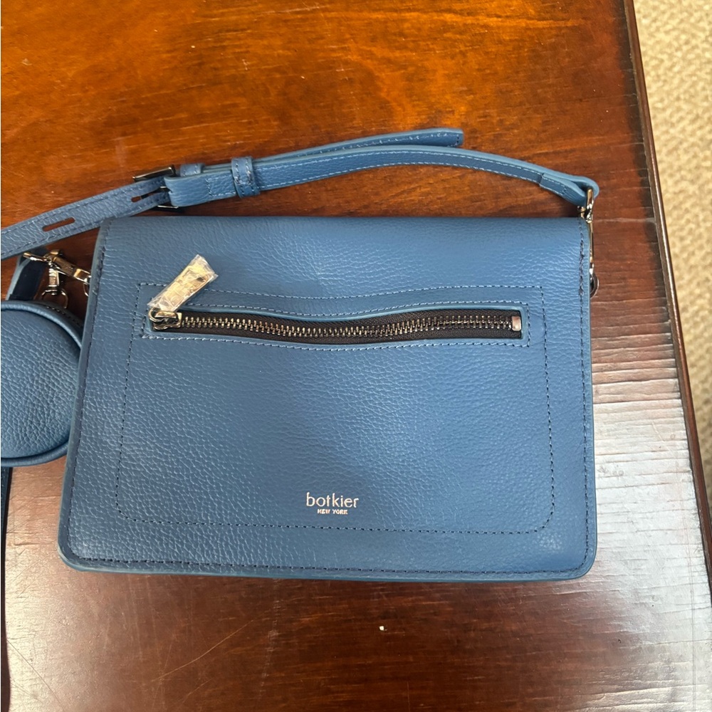 Botkier Blue Leather Crossbody Bag